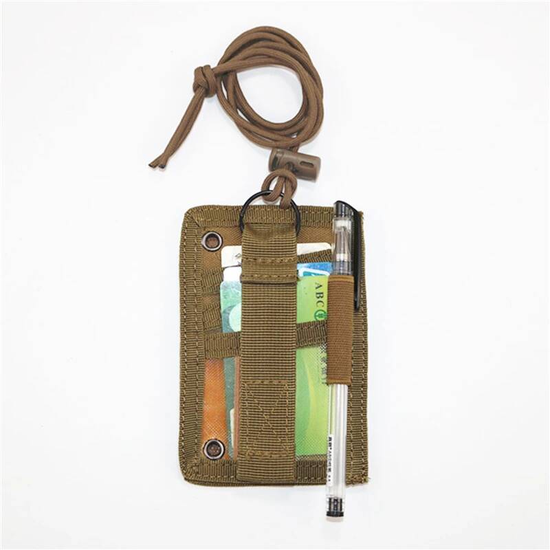 OUIO Tactical ID Card Holder H - Lanyard Badge Holder 评论和价格