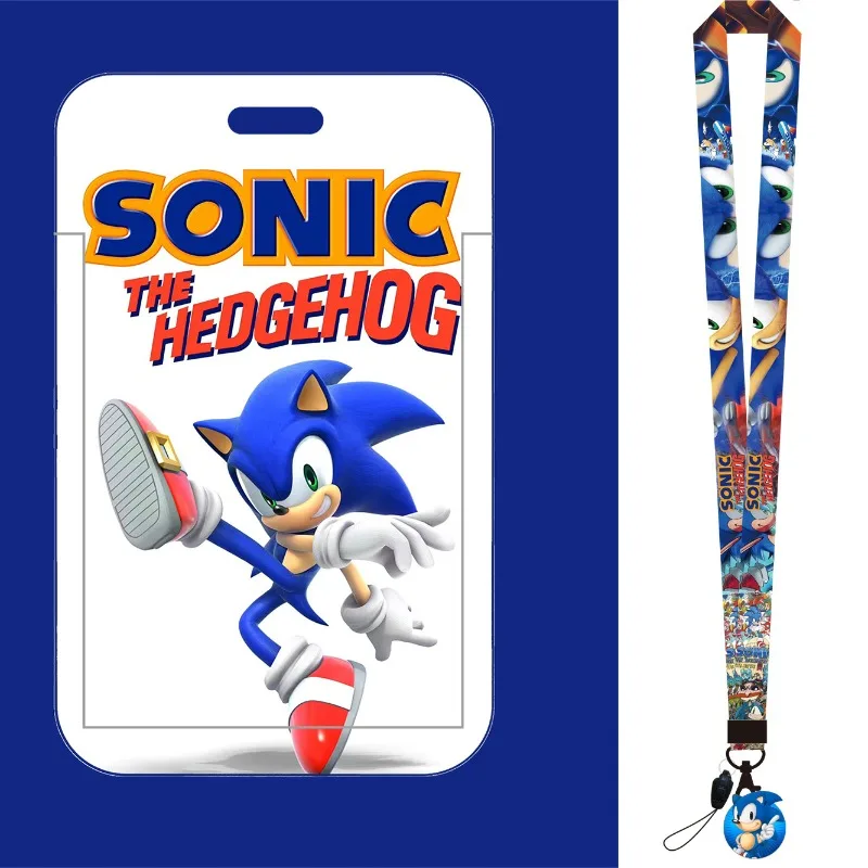 Cartoon Sonic Bus Card Holder  - Lanyard Badge Holder 评论和价格
