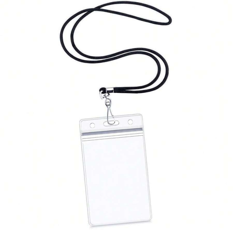 Vertical ID Card Name Tag Badg - Lanyard Badge Holder 评论和价格
