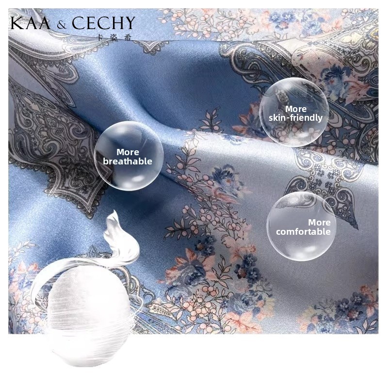Baroque Floral 100% Mulberry S - Head Wrap Turban 评论和价格