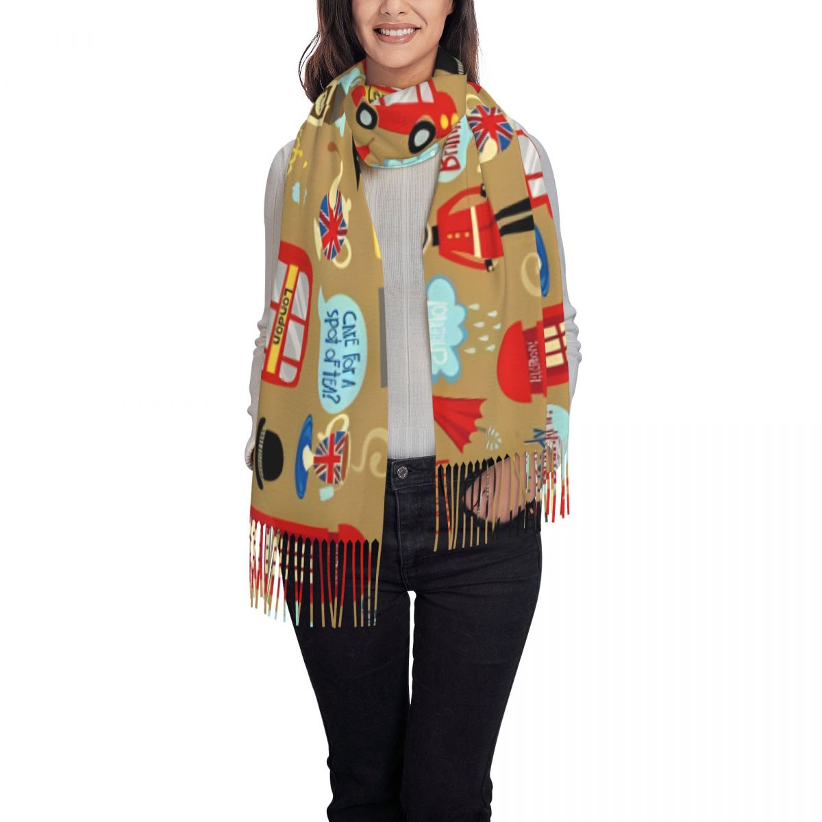 Enchanted London Scarf for Wom - Pashmina Wrap Large 评论和价格