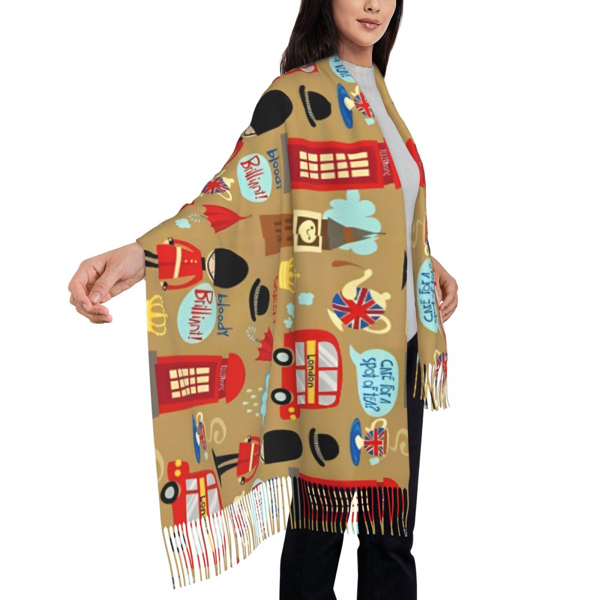 Enchanted London Scarf for Wom - Pashmina Wrap Large 评论和价格